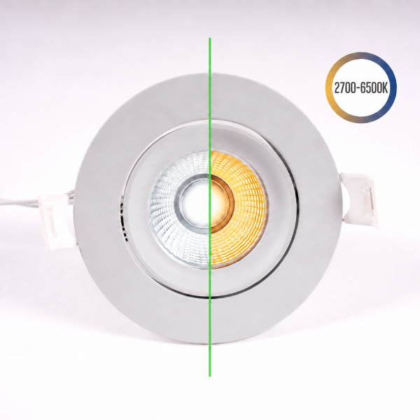 Spot LED 24V regulable empotrable CCT 2700K-6000K