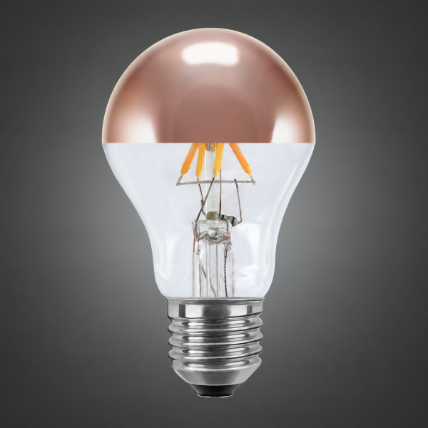 Bombilla LED E27 espejo cobre 24V regulable - Imagen 5